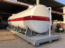 Fuel storage tank with doubled walled type construction-450 bbl